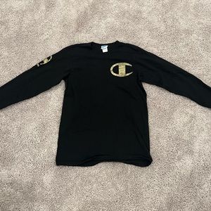 Black Champion long sleeve t-shirt